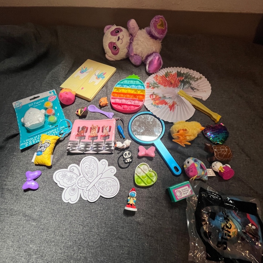 Toy lot of small different toys